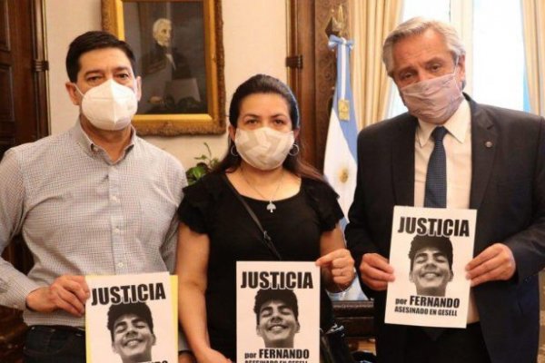 El Presidente recibió a los padres de Fernando Báez sosa a un año de su asesinato