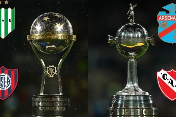Los equipos argentinos en las copas: los clasificados y los que esperan una chance