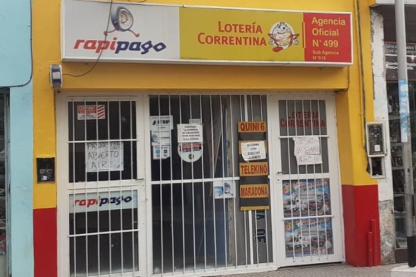 Delincuentes robaron a un Rapipago en pleno centro de Corrientes