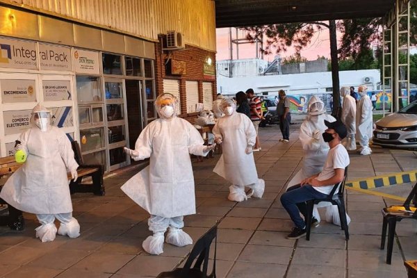 Coronavirus en Monte Caseros: Trasladaron a una embarazada al Hospital de Campaña