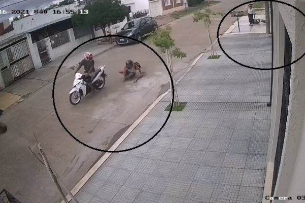 Llegaba a su casa y fue abordada por delincuentes