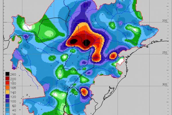 Situación hidrológica de los ríos Paraná y Uruguay