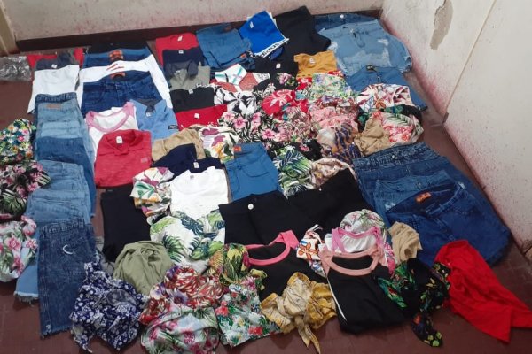 Detuvieron a una mujer y recuperaron elementos robados a Ropería