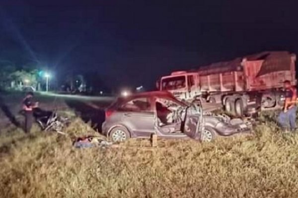 Un muerto y varios heridos tras triple choque en Ruta 12