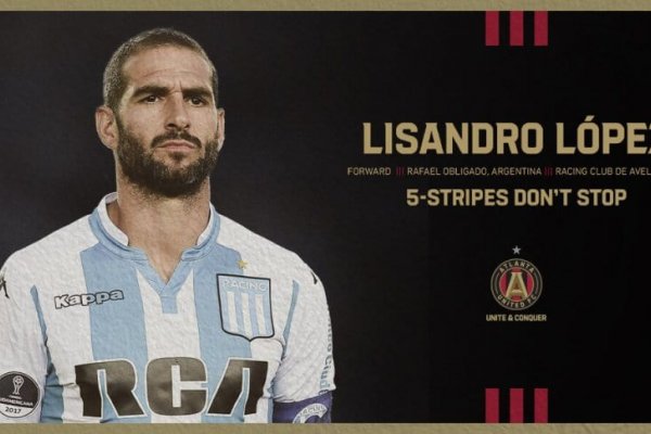 Lisandro López jugará en la MLS: es nuevo refuerzo del Atlanta United