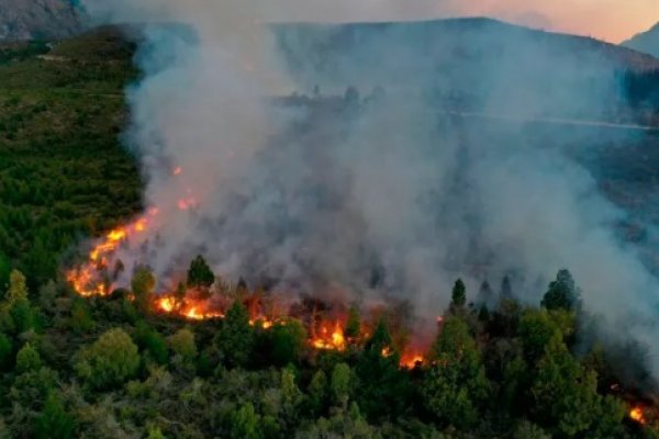Incendio sin control en Río Negro: Al menos 6.500 hectáreas afectadas