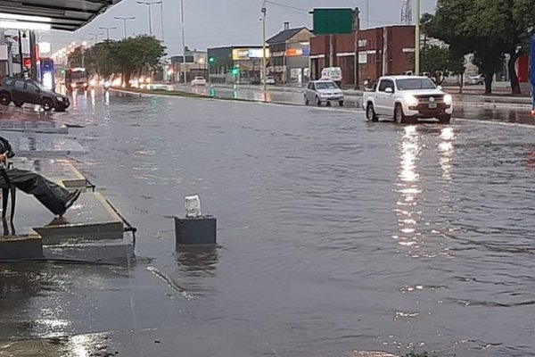 En Corrientes llovió 60 milímetros en una hora