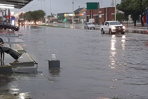 En Corrientes llovió 60 milímetros en una hora