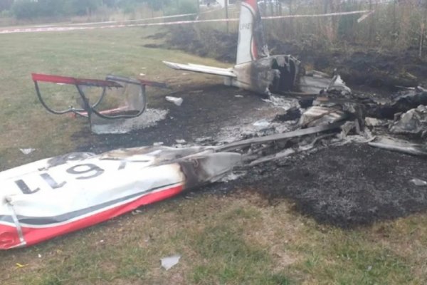 Cayó una avioneta en el Aero Country Club de General Rodríguez: hay dos muertos