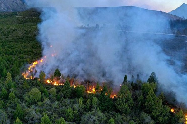 Seis personas fueron imputadas por autoría del incendio forestal en El Bolsón