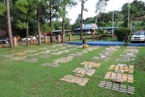 Prefectura decomisó un cargamento de más de una tonelada de marihuana