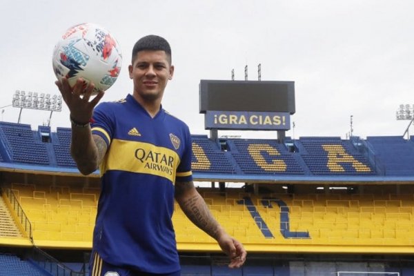 Boca presentó a Marcos Rojo: 