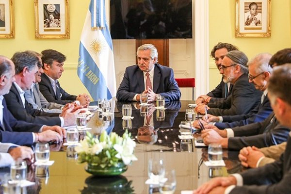 El Presidente recibe a la Mesa de Enlace