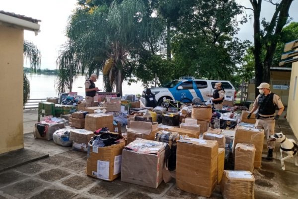 Prefectura secuestró un cargamento millonario de mercadería de contrabando