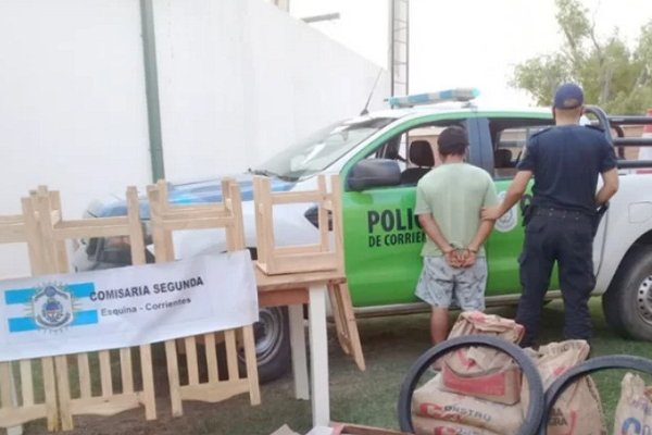 Detuvieron a un hombre por el robo en una vivienda