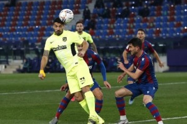 Atlético de Madrid y Levante empataron por La Liga