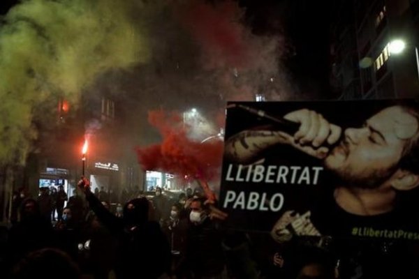 Tensión en España: nuevas protestas por la detención del rapero Pablo Hasél