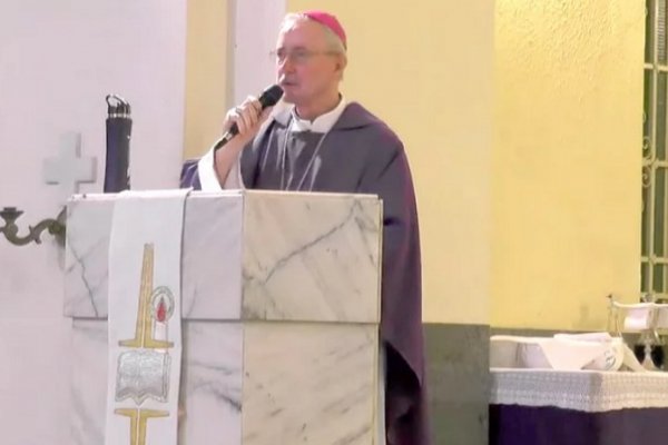 Stanovnik presidió una misa virtual por el Miércoles de Ceniza