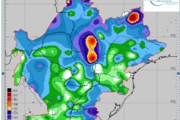 Semana soleada pronóstico región Cuenca del Plata