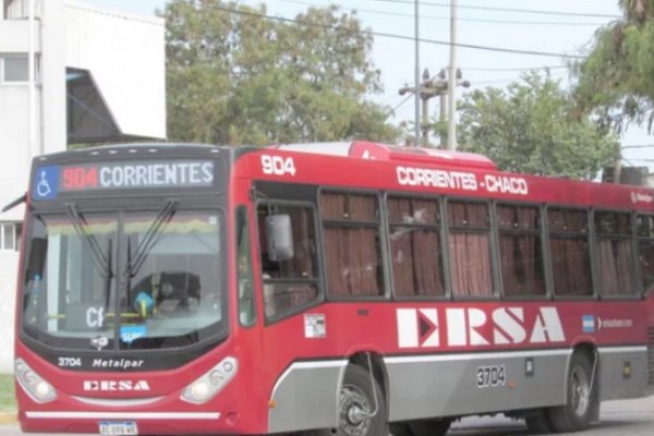 Chaco-Corrientes: Volverá el servicio de colectivos este lunes sólo para esenciales