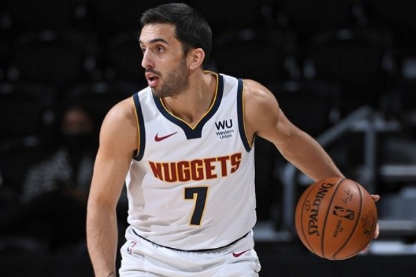 Campazzo tuvo una nueva buena noche junto a los Nuggets