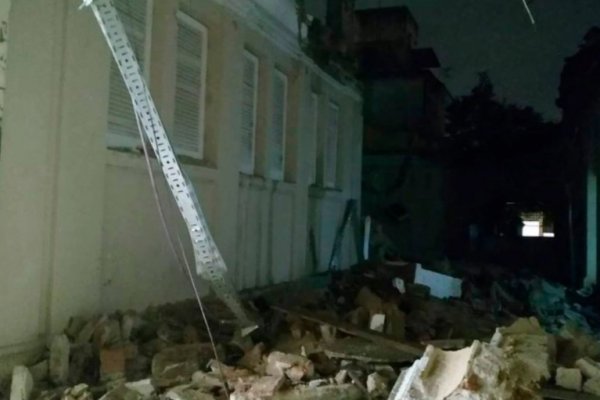 Graves daños materiales tras el derrumbe de un Hospital de Córdoba