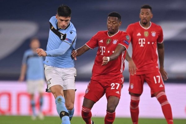 A pesar del descuento de Correa, Bayern goleó y se floreó ante Lazio