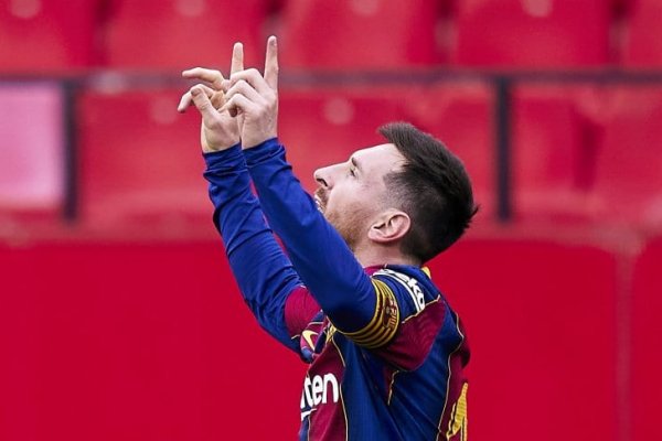 Con gol y asistencia de Messi, Barcelona derrotó a Sevilla por La Liga