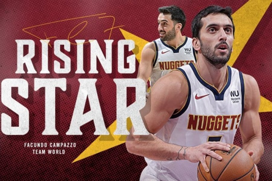 NBA All Star 2021: Facundo Campazzo, elegido como Rising Star