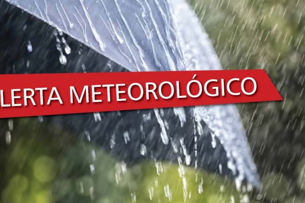 El interior de Corrientes bajo alerta meteorológico por tormentas fuertes