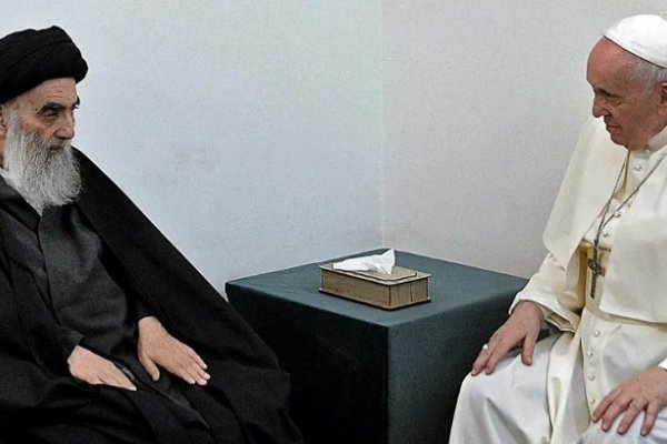 El Papa se reunió con el gran ayatollah Ali al-Sistani en Irak