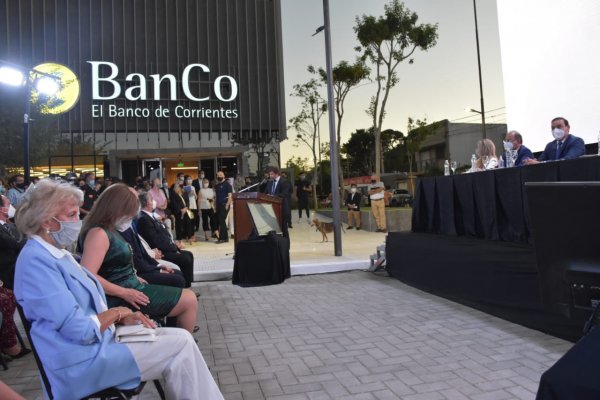Inauguraron la nueva sede del Banco de Corrientes