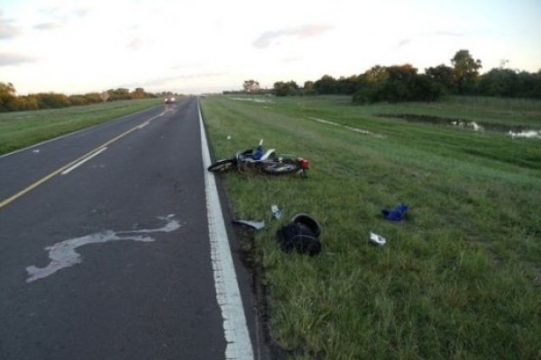 Dos motociclistas fallecieron en un siniestro vial en la Ruta 123