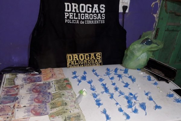 Desbarataron un kiosco de droga y detuvieron a una mujer