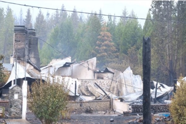 Otra víctima fatal de los incendios en Chubut