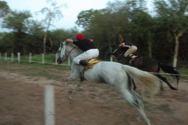 Corrientes: multaron a los responsables de la carrera ilegal entre caballos y motos