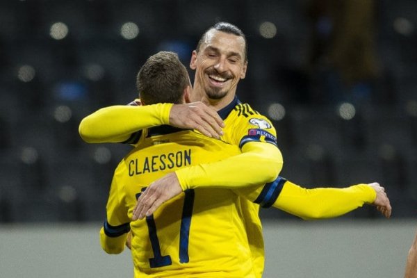 Zlatan Ibrahimovic volvió, asistió y Suecia derrotó a Georgia en las Eliminatorias Europeas