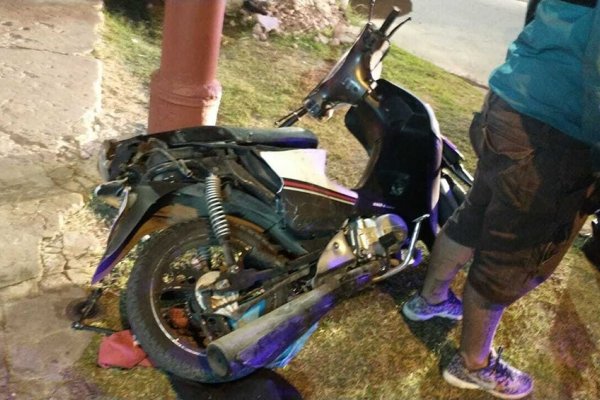 Escapaban en moto de la policía cuando embistieron y mataron a una joven embarazada