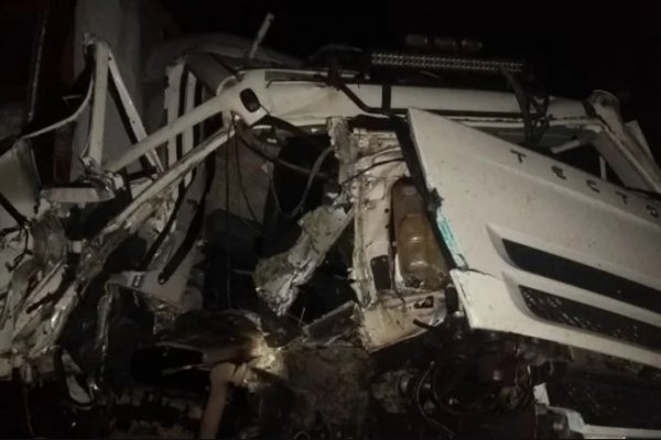 Un camionero murió tras un choque fatal en Ruta 119