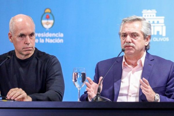 Alberto Fernández y Rodríguez Larreta compartieron la preocupación por el aumento de casos