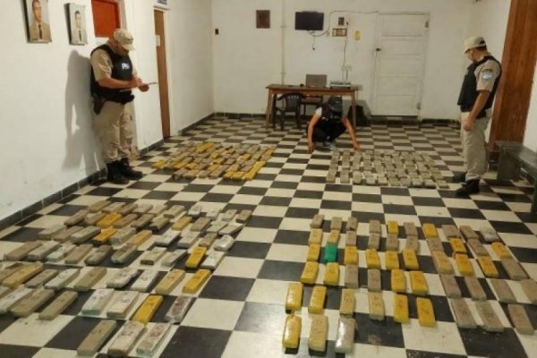 Secuestraron más de 150 kilos de marihuana en Itatí