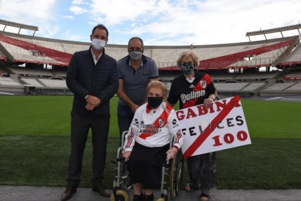 La conmovedora historia de la abuela de 100 años que conoció el Monumental