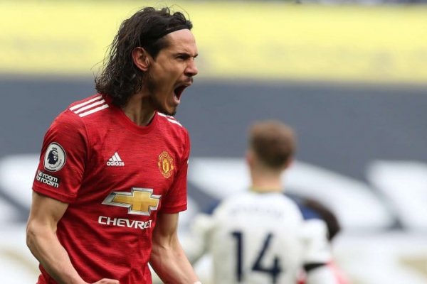 Con gol de Cavani, Manchester United venció a Tottenham