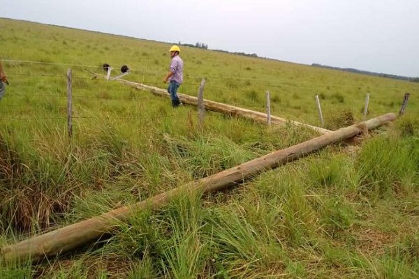 Lluvia y otra caída del sistema energético en el interior