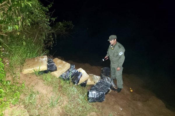 Hallaron 249 kilos de marihuana en cercanías a la costa del Río Paraná