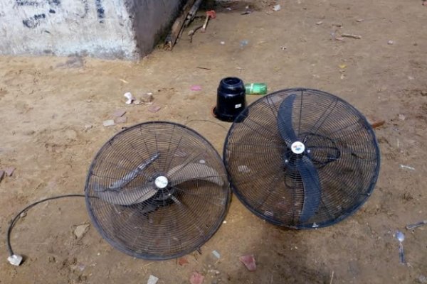 Policías recuperaron ventiladores sustraídos de un colegio