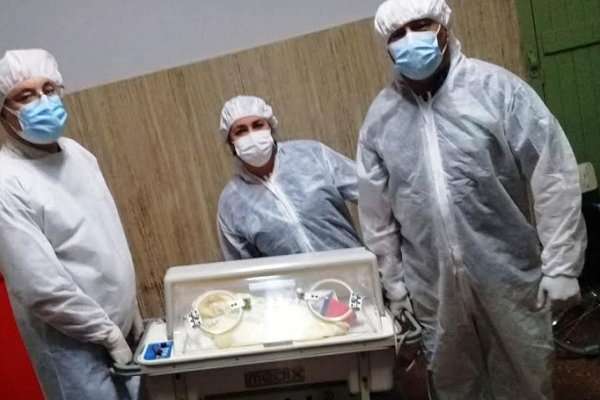 Se produjo el nacimiento número 41 en el Hospital de Campaña