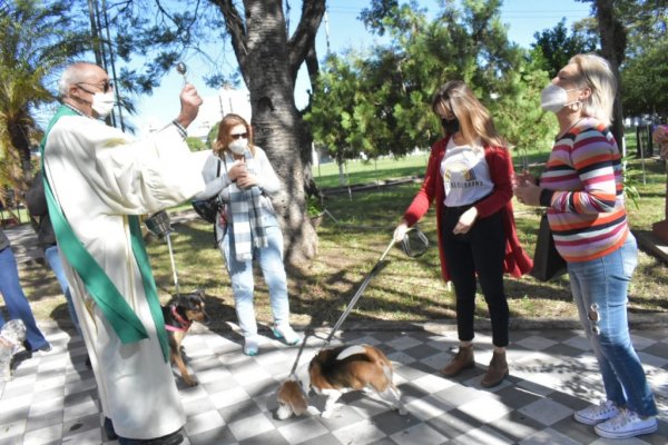 Bendijeron a las mascotas por el día del animal