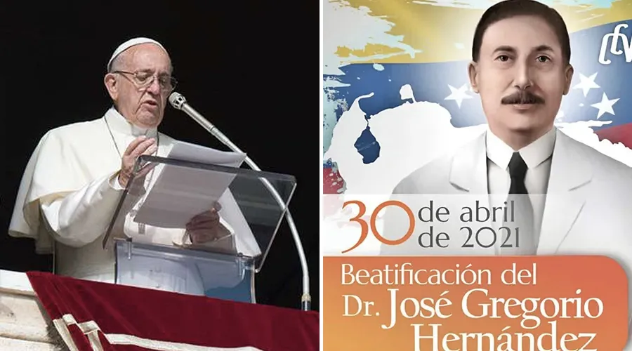 El Papa sugiere imitar ejemplo del Beato José Gregorio Hernández para cuidar a quienes sufren