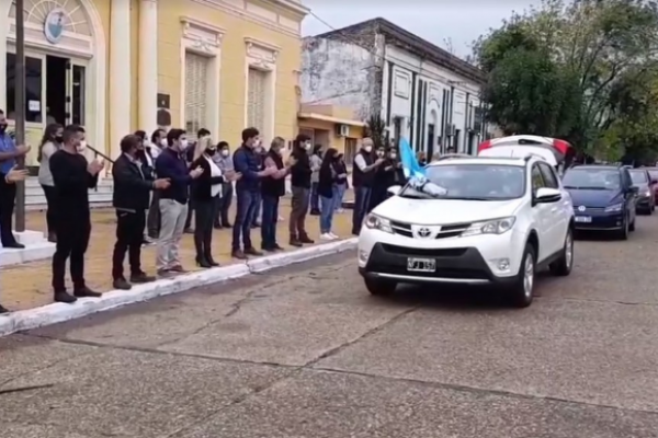 Monte Caseros tuvo una jornada de luto y dolor al despedir a Galantini